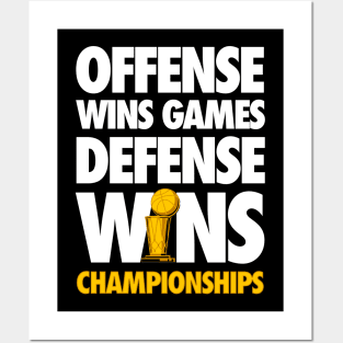 Defense wins Championships Posters and Art